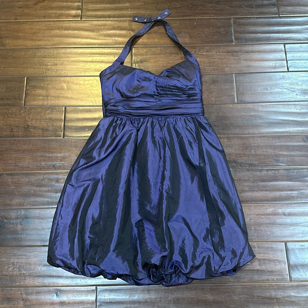 Jessica Simpson purple dress